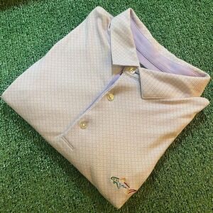 Greg Norman Men's Performance Golf Shirt Purple Size XXL